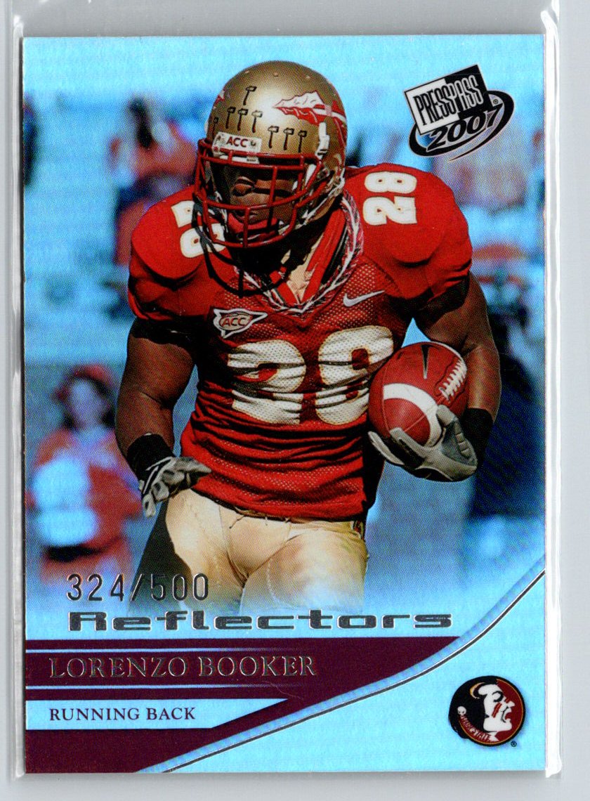 2007 Press Pass #35 Lorenzo Booker Reflectors #/500 i56