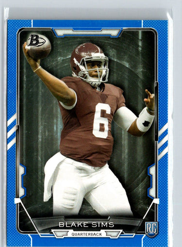 2015 Bowman #107 Blake Sims Rookies Blue #/499 i59