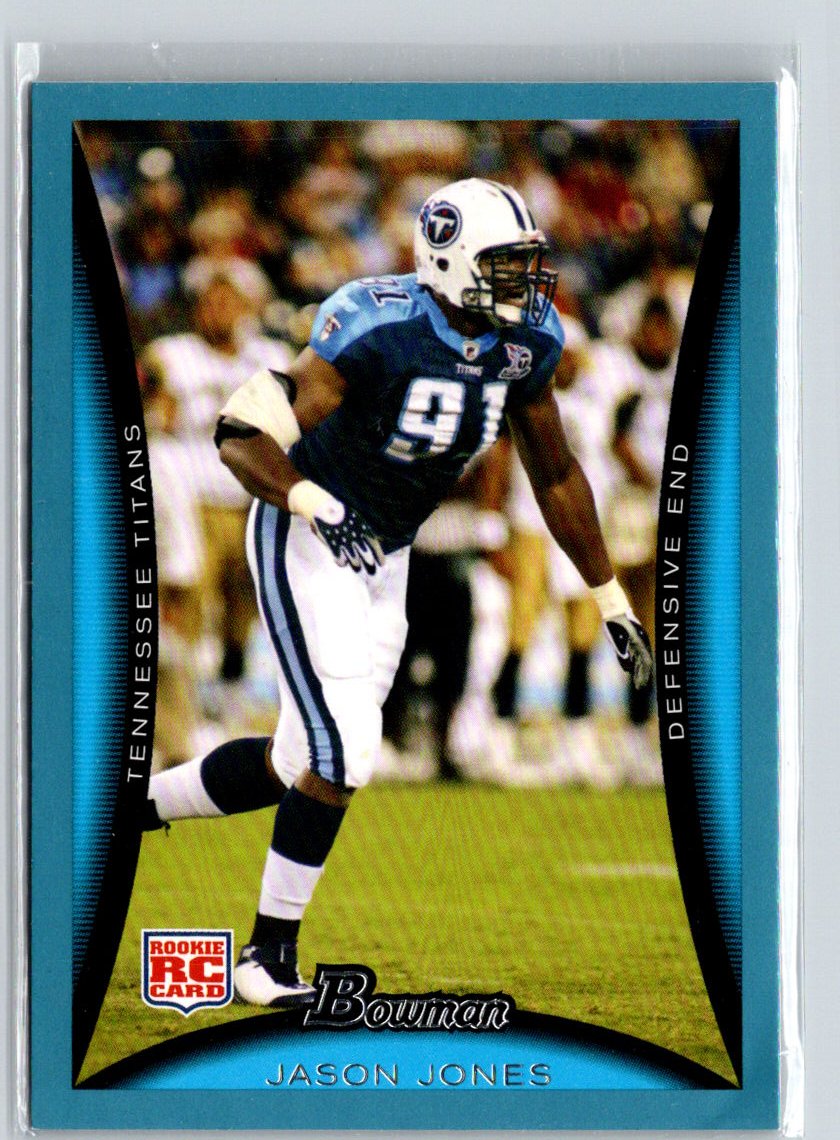 2008 Bowman #117 Jason Jones Blue #/500 i56