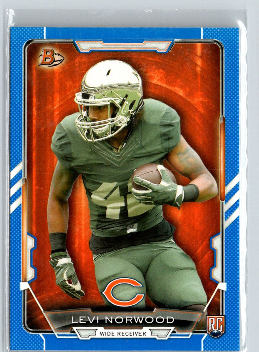 2015 Bowman #65 Levi Norwood Rookies Blue #/499 i59
