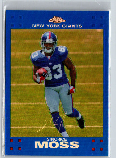 2007 Topps Chrome #TC136 Sinorice Moss Blue Refractors i61