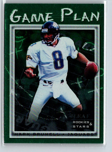 1998 Leaf Rookies & Stars #4 Mark Brunell Game Plan #/5000 i63
