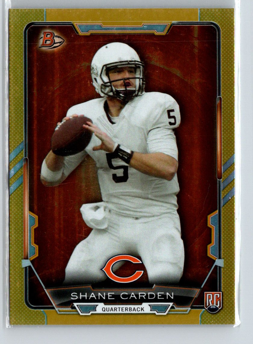 2015 Bowman #85 Shane Carden Rookies Gold #/399 i64