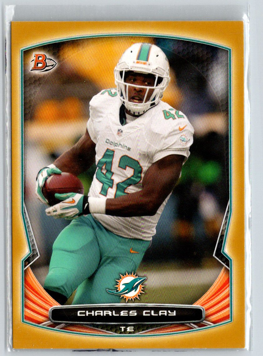 2014 Bowman #27 Charles Clay Veterans Gold #/75 i65