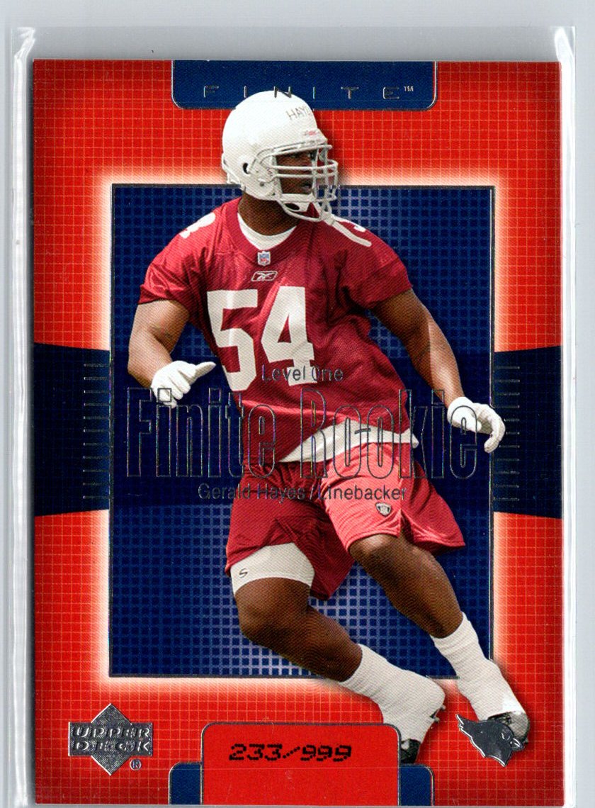 2003 Upper Deck Finite #242 Gerald Hayes #/999 i62
