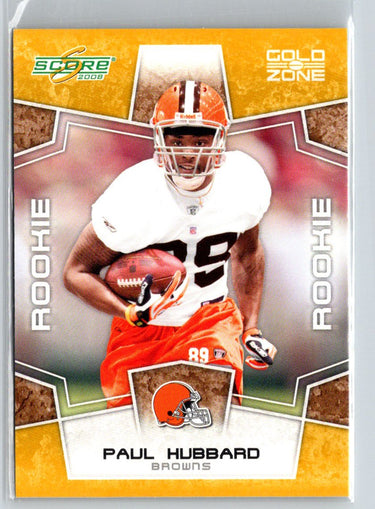 2008 Score #419 Paul Hubbard Gold Zone #/400 i68