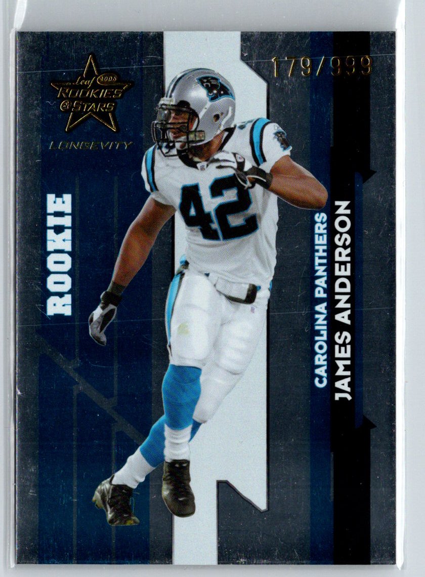 2006 Leaf Rookies & Stars Longevity #145 James Anderson #/999 i66