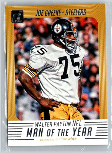 2018 Donruss #WP-21 Joe Greene Walter Payton NFL Man of the Year i70