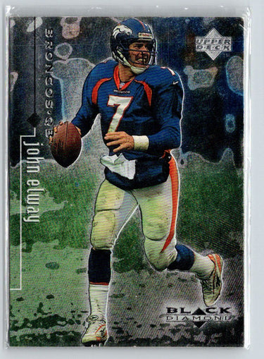 1998 Upper Deck Black Diamond Rookie Edition #25 John Elway i71