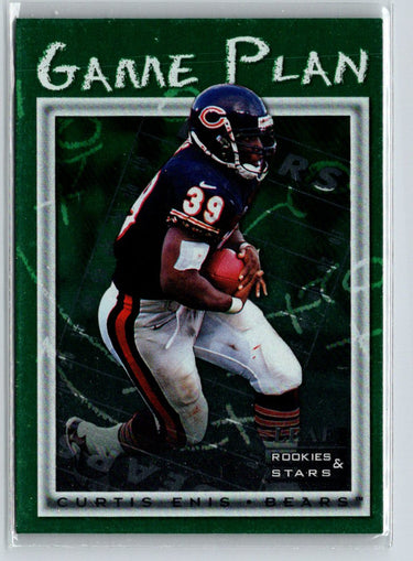 1998 Leaf Rookies & Stars #18 Curtis Enis Game Plan #/5000 i63