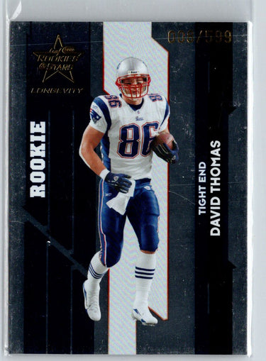 2006 Leaf Rookies & Stars Longevity #217 David Thomas #/599 i66