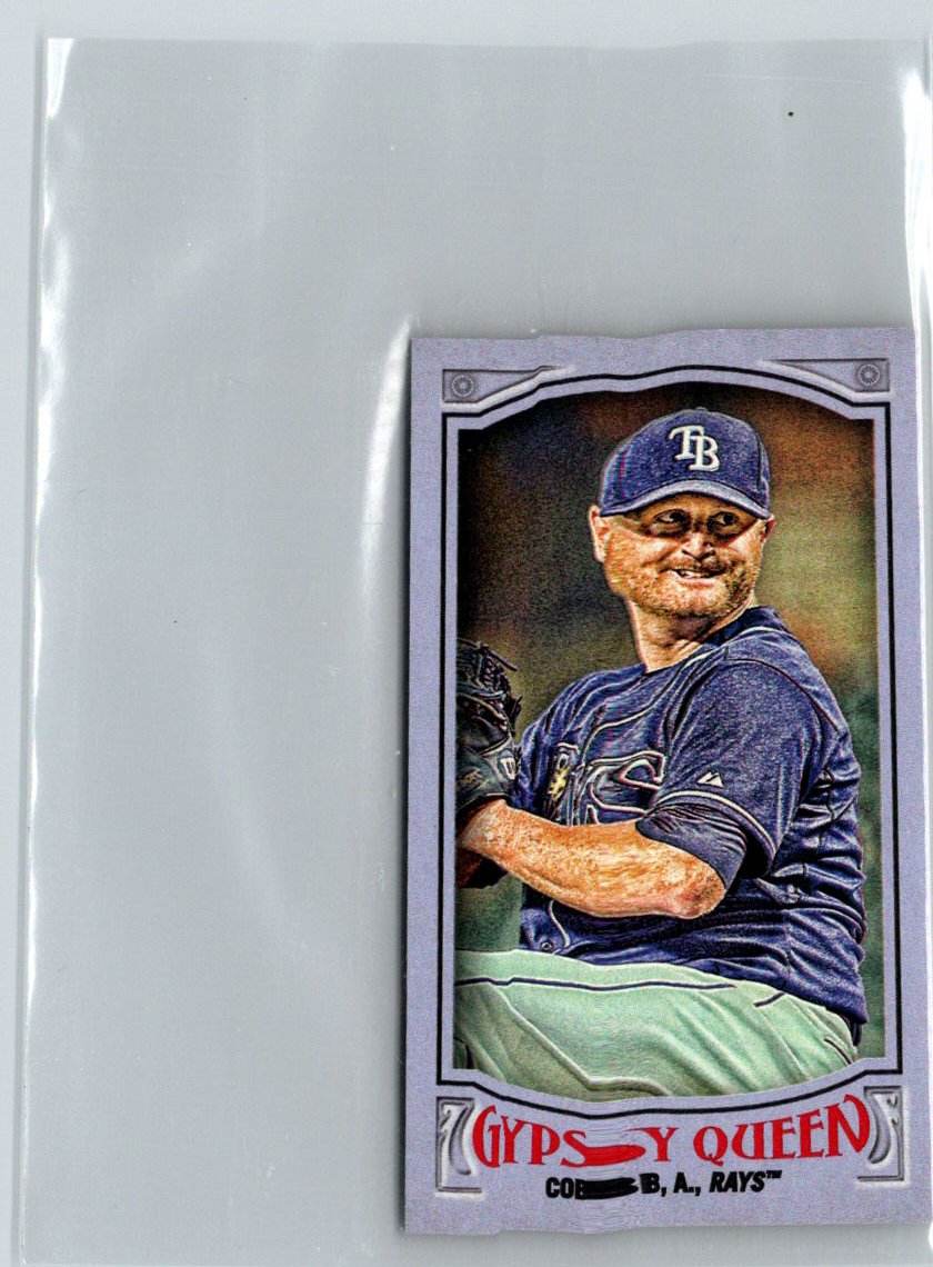 2016 Topps Gypsy Queen #96 Alex Cobb Framed Purple #/250 i73