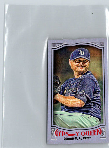 2016 Topps Gypsy Queen #96 Alex Cobb Framed Purple #/250 i73