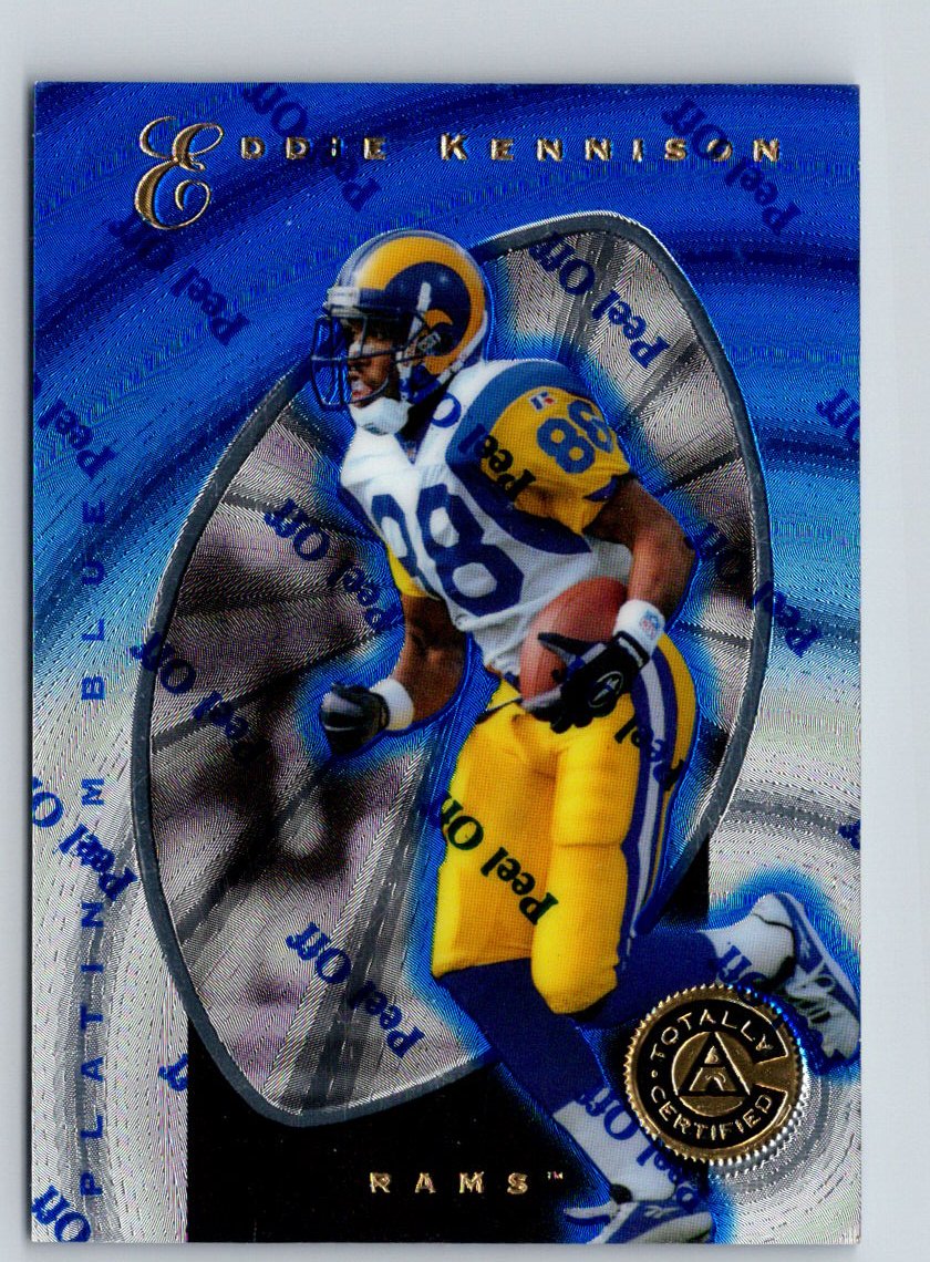 1997 Pinnacle Totally Certified #45 Eddie Kennison Platinum Blue #/2499 i68