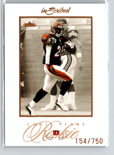 2004 Fleer Inscribed #87 Chris Perry #/750 i65