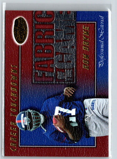 2000 Leaf Certified #FG-50 Ron Dayne Fabric of the Game #/1000 i59
