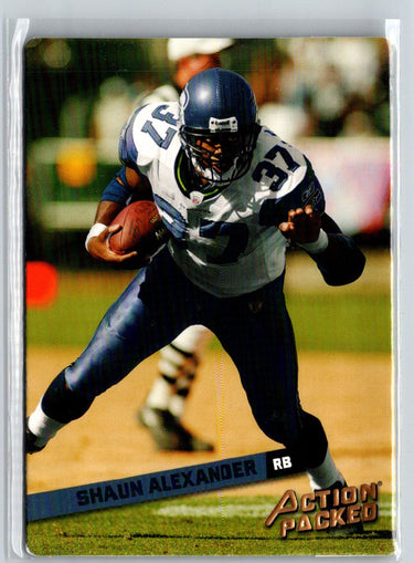 2002 Leaf Rookies & Stars #14 Shaun Alexander Action Packed Bronze #/1850 i57