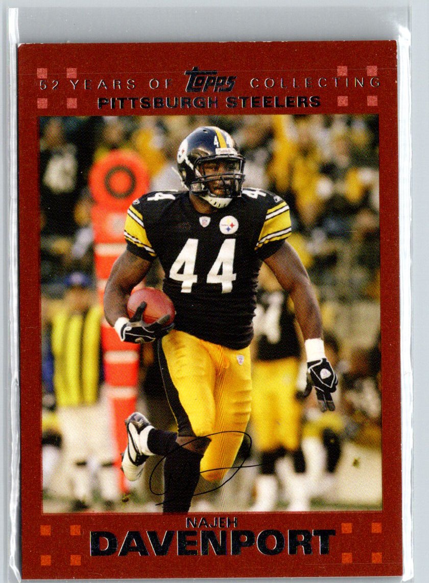 2007 Topps #97 Najeh Davenport Copper #/2007 i67