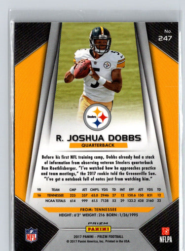 2017 Panini Prizm #247 R. Joshua Dobbs Prizm i68