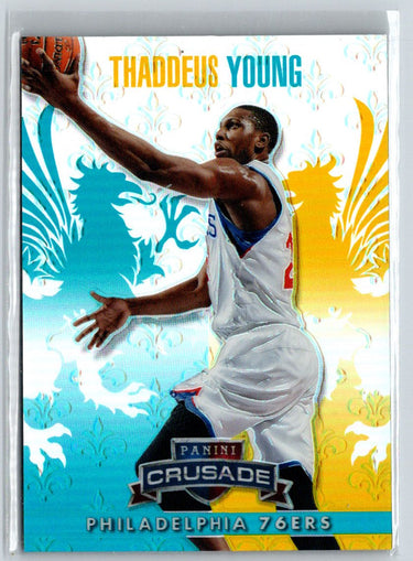 2013-14 Panini Crusade #5 Thaddeus Young Crusade Teal #/249 i72
