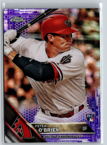 2016 Topps Chrome #199 Peter O'Brien Purple Refractor #/275 i71