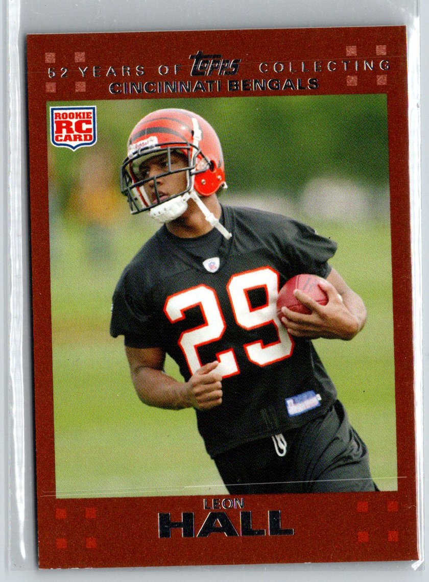 2007 Topps #373 Leon Hall Copper #/2007 i67
