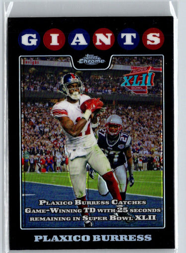 2008 Topps Chrome #TC153 Plaxico Burress Refractors i69