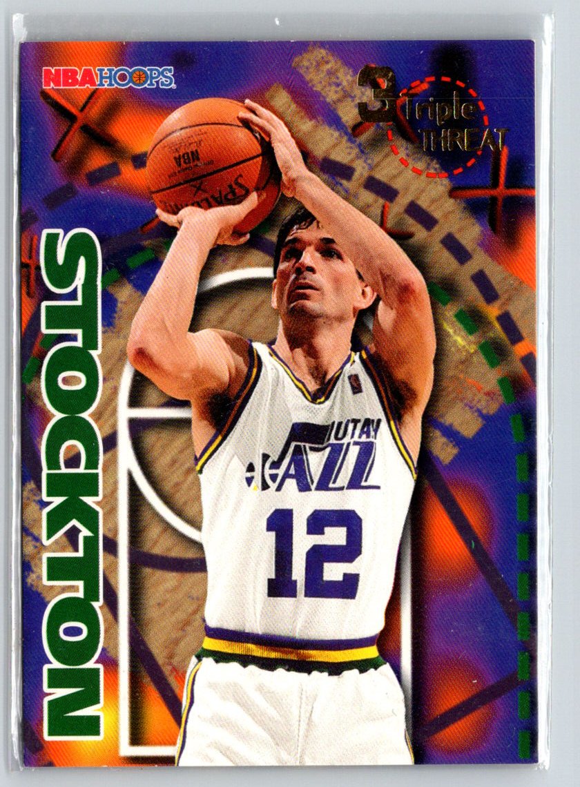 1995-96 Hoops #247 John Stockton i73