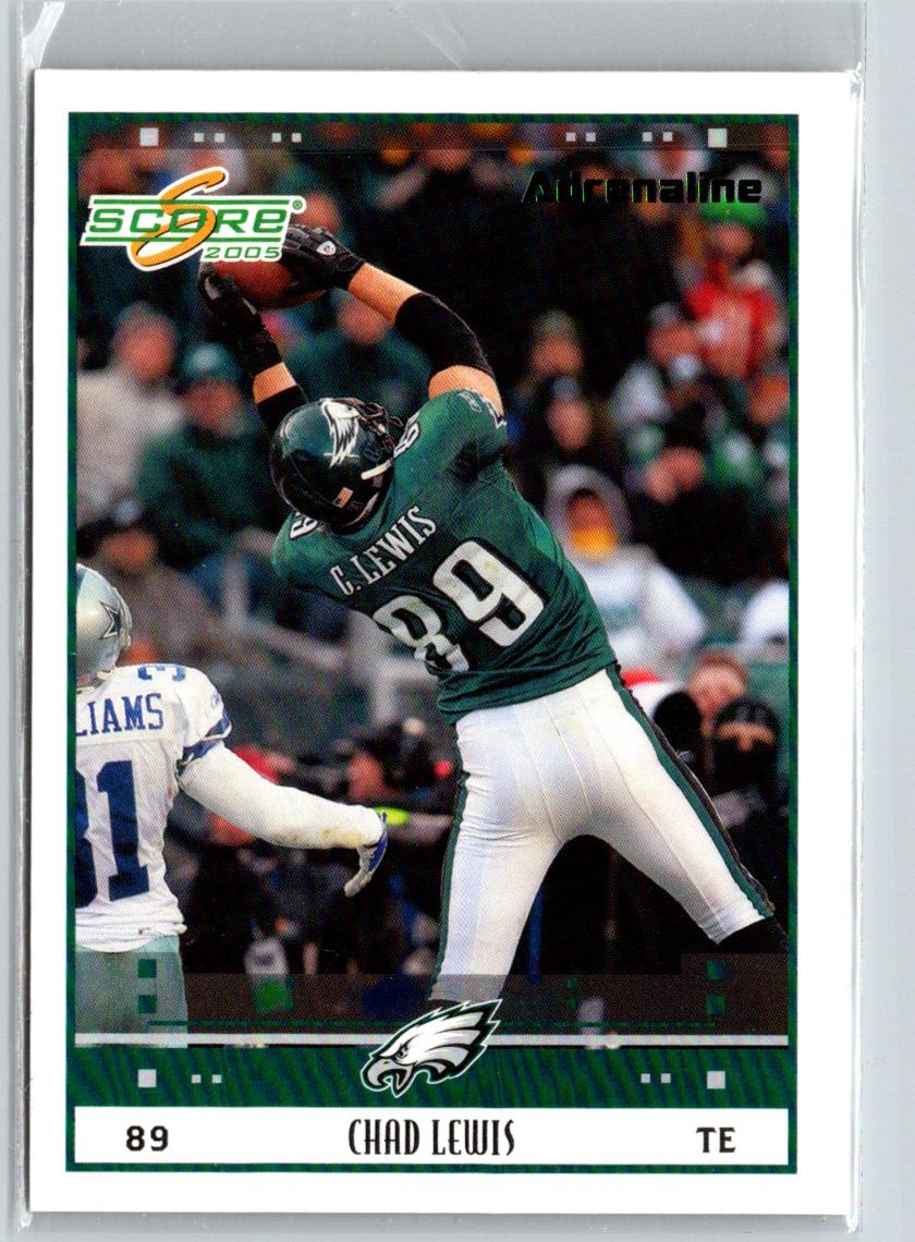 2005 Score #214 Chad Lewis Adrenaline #/399 i62