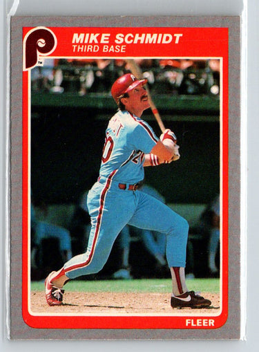 1985 Fleer #265 Mike Schmidt i71