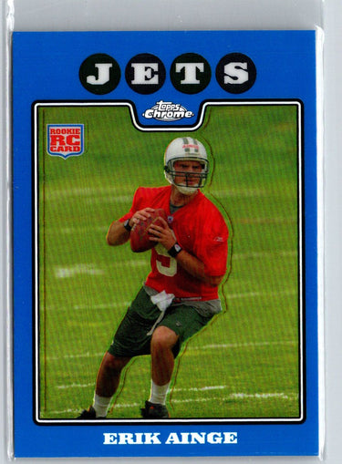 2008 Topps Chrome #TC174 Erik Ainge Blue Refractors i70