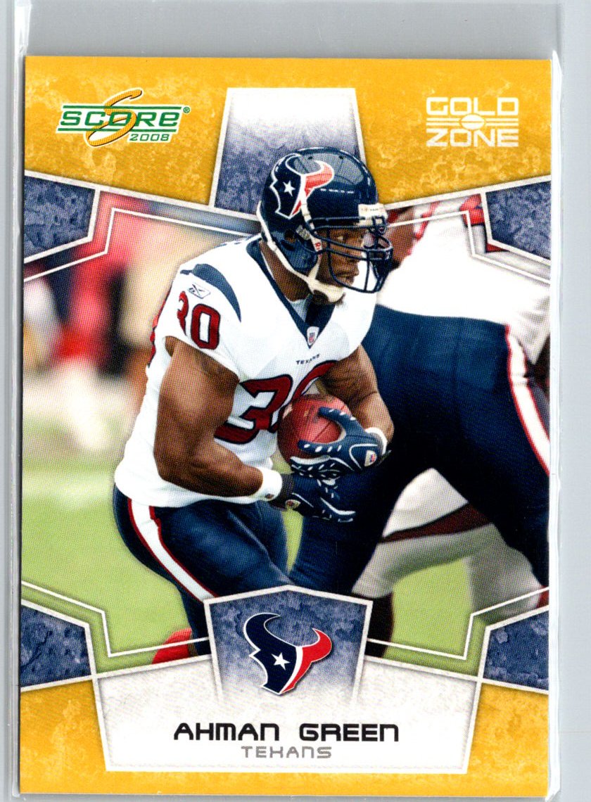 2008 Score #118 Ahman Green Gold Zone #/400 i68