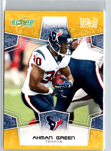 2008 Score #118 Ahman Green Gold Zone #/400 i68