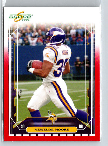 2006 Score #152 Mewelde Moore Red #/120 i63