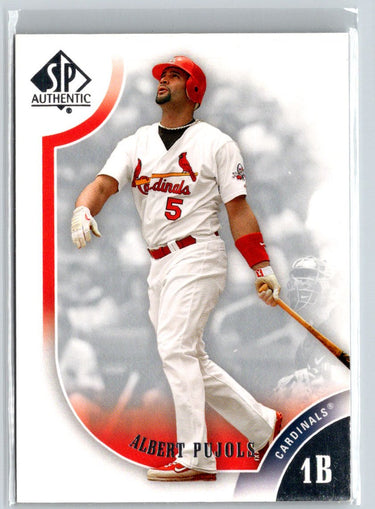 2009 SP Authentic #5 Albert Pujols i71