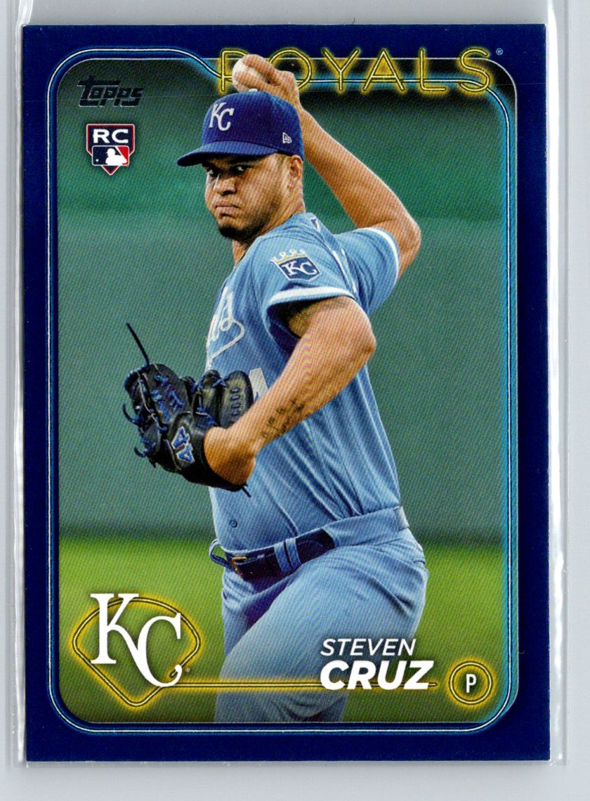 2024 Topps #360 Steven Cruz Royal Blue i72