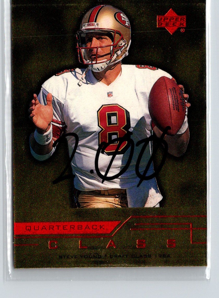 1999 Upper Deck #QB11 Steve Young Quarterback Class i73
