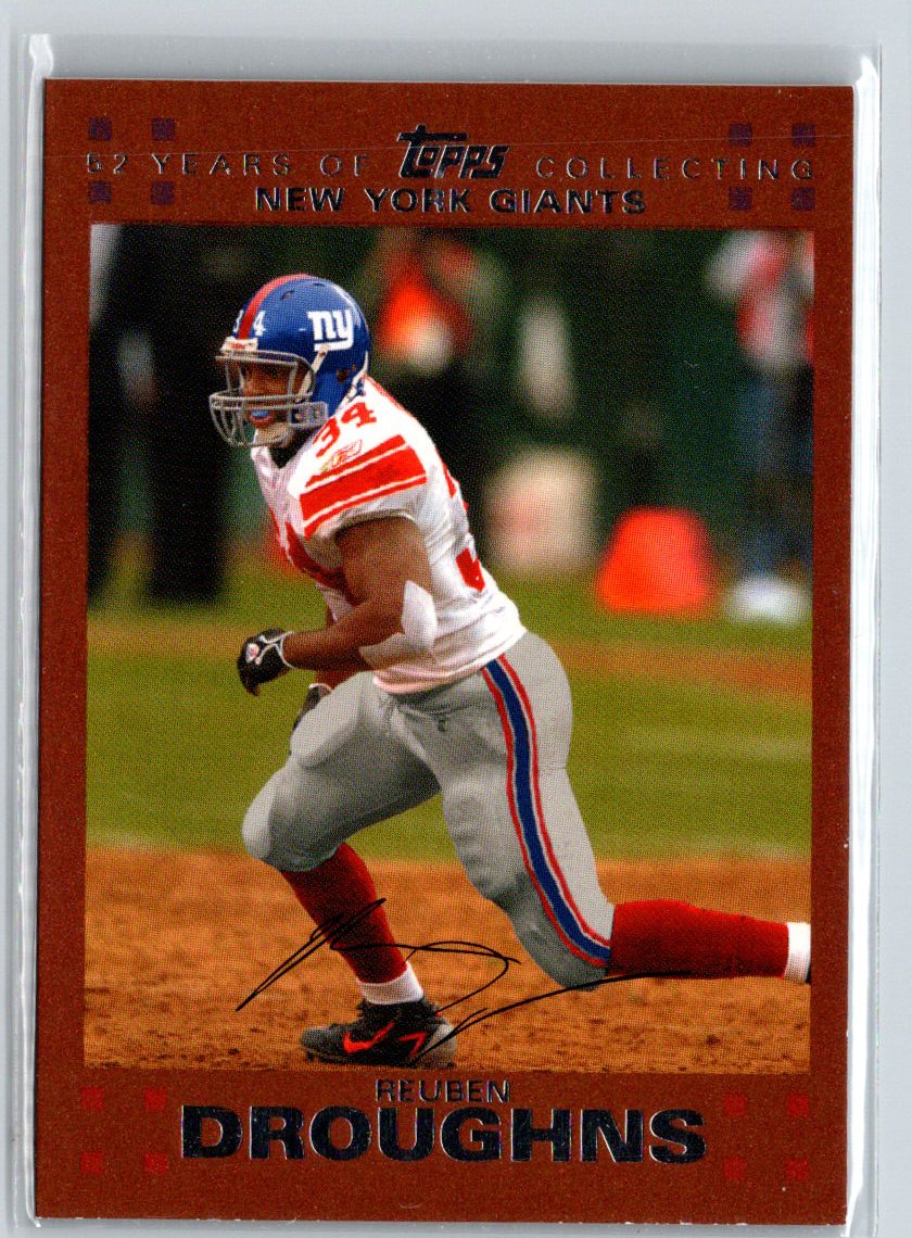 2007 Topps #61 Reuben Droughns Copper #/2007 i68