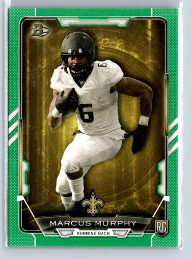 2015 Bowman #105 Marcus Murphy Rookies Green #/99 i65