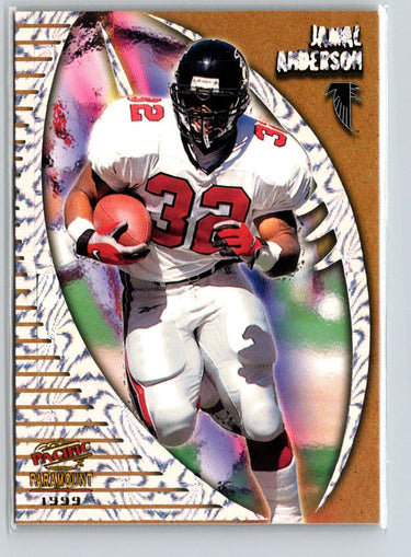 1999 Pacific Paramount #2 Jamal Anderson Personal Bests i63