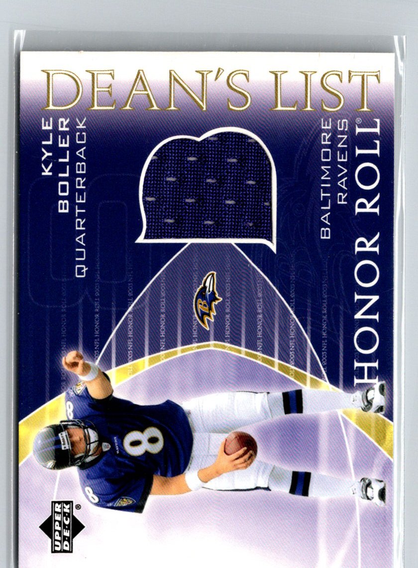 2003 Upper Deck Honor Roll #DL-BO Kyle Boller Dean's List i75