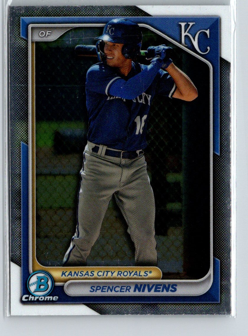 2024 Bowman #BCP-37 Spencer Nivens Chrome Prospects i72