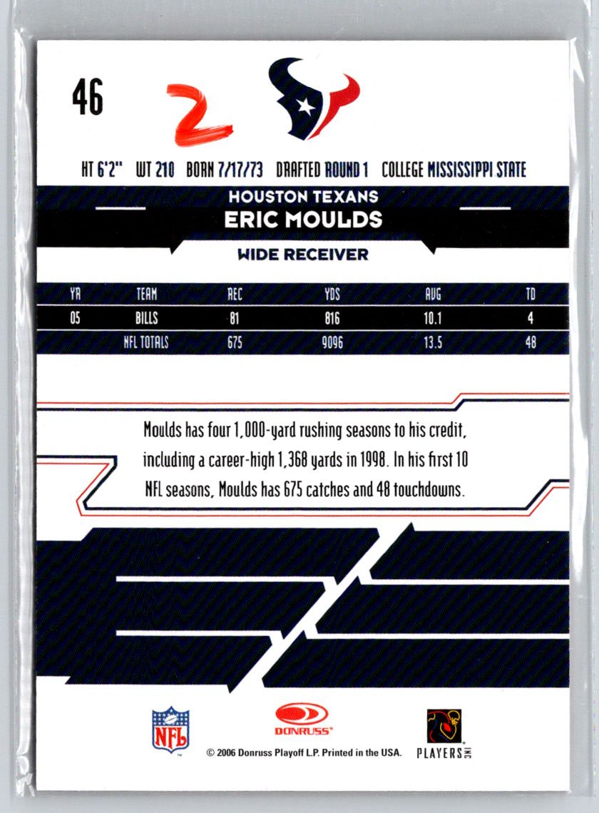 2006 Leaf Rookies & Stars Longevity #46 Eric Moulds Ruby #/249 i67