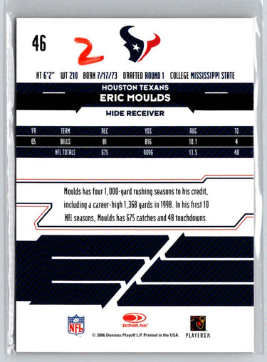 2006 Leaf Rookies & Stars Longevity #46 Eric Moulds Ruby #/249 i67