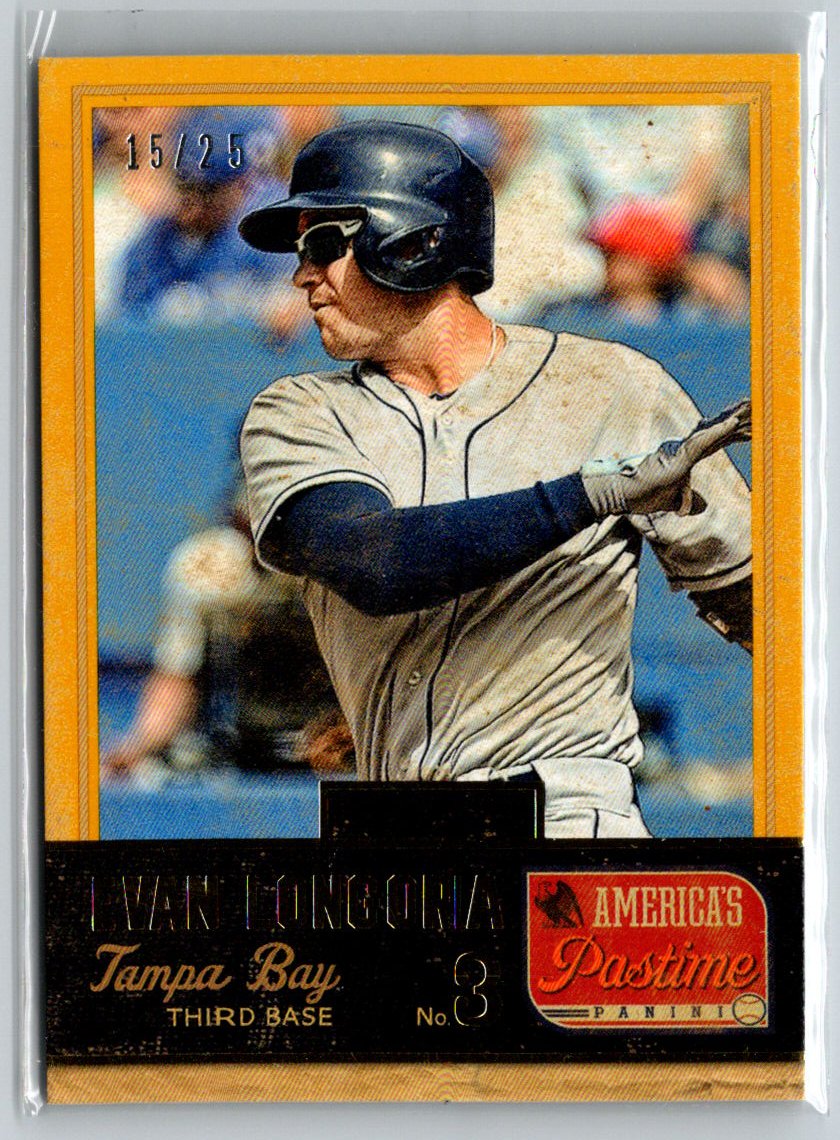2013 Panini America's Pastime #39 Evan Longoria Gold #/25 i76