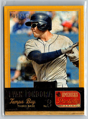 2013 Panini America's Pastime #39 Evan Longoria Gold #/25 i76