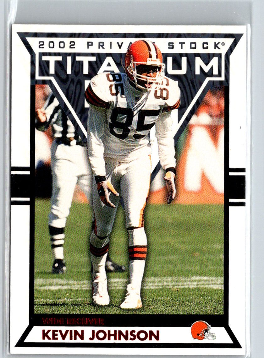 2002 Pacific Private Stock Titanium #25 Kevin Johnson Red #/275 i66