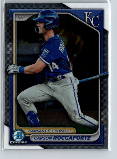 2024 Bowman #BCP-33 Carson Roccaforte Chrome Prospects i72