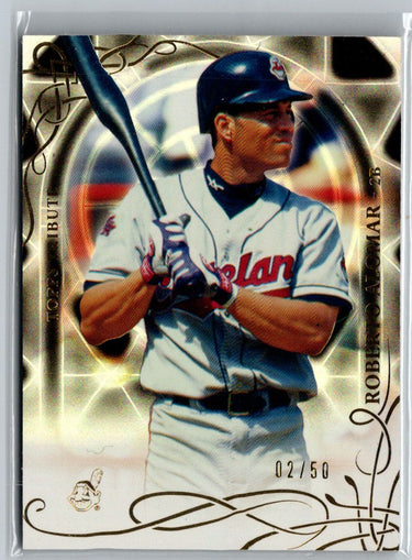 2015 Topps Tribute #7 Roberto Alomar Black #/50 i76