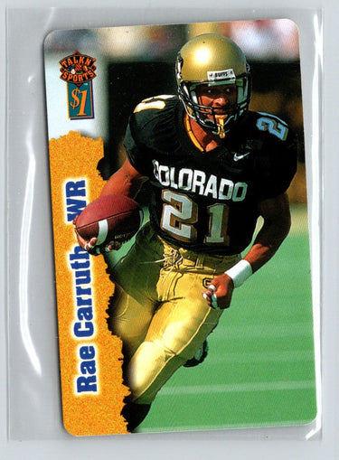 1997 Score Board Talk N' Sports #20 Rae Carruth Phone Cards $1 i74
